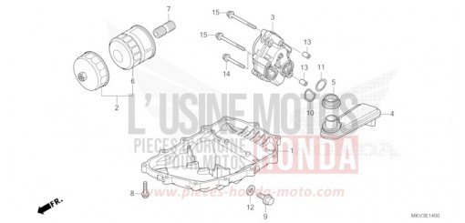 CARTER D'HUILE/POMPE A HUILE NSS750R de 2024